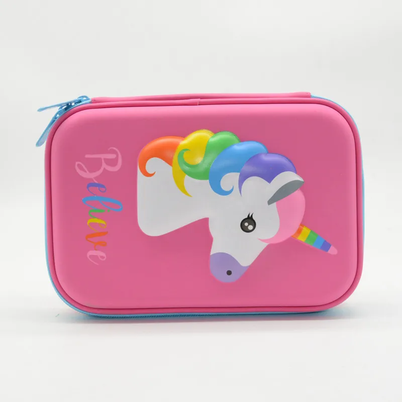 K Чехол для карандашей с единорогом чехол для карандашей Kawai trousse scolaire stylo креативная коробка для ручек и карандашей чехол канцелярские товары kalem kutusu - Цвет: K