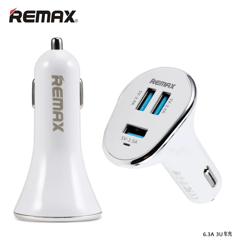 REMAX 3 USB 5 فولت/6.3A شاحن سيارة سريع تهمة USB2.0 3.0 المحمولة شاحن سريع للهاتف/وسادة/ كمبيوتر محمول/xiaomi/بلوتوث/ماك بوك REMAX 3 USB 5 فولت/6.3A شاحن سيارة سريع تهمة USB2.0 3.0 المحمولة شاحن سريع للهاتف/وسادة/ كمبيوتر محمول/xiaomi/بلوتوث/ماك بوك
