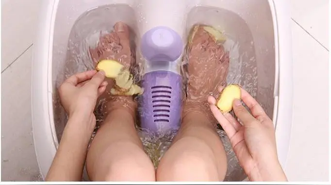 Массажная ванна для ног полностью автоматический Электрический нагревательный термостат фумигация пузырьковая ножка домашний педикюр
