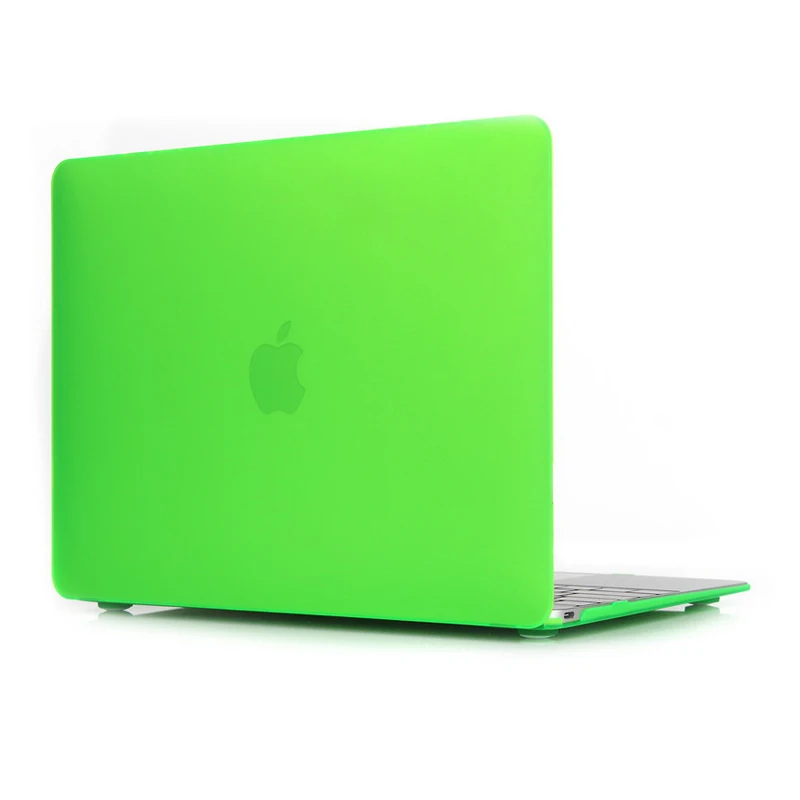 2в1 Кристально Чистая матовая твердая прорезиненная Крышка корпуса для Macbook Pro 13 15