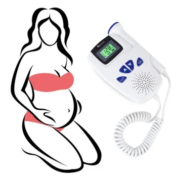 

Hot Sales Pregnant Ultrasonic Fetal Doppler Prenatal Heart Rate Monitor Fetal Heart Monitor Built-In Speaker And Audio Output