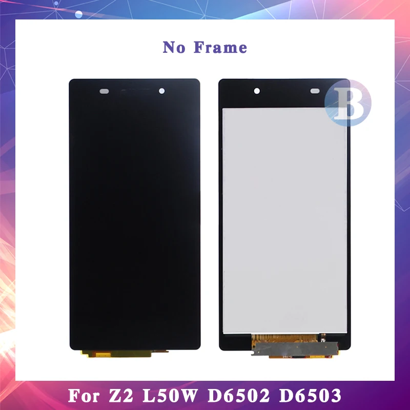 

5.2'' For Sony Xperia Z2 L50W D6502 D6503 D6543 LCD Display Screen With Touch Screen Digitizer Assembly High Quality