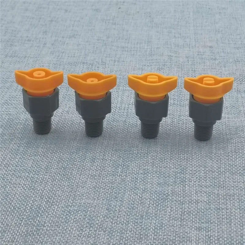 Быстроразборная пластиковая плоская форсунка vee jet, конусная струя распыления, полупроводниковая охлаждающая моющая форсунка, пластиковая чистящая форсунка 3/8 дюйма