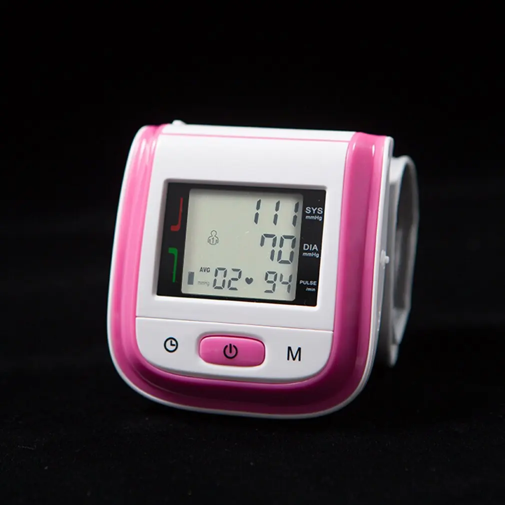 

Wrist Medical Digital Blood Pressure Monitor Sphygmomanometer Finger Pulse Oximeter SpO2 Saturation Meter Family Health