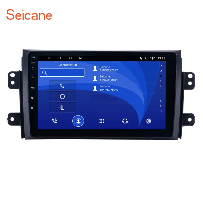 

Seicane 2Din Android 6.0/7.1/8.1 9 inch Touchscreen Head Unit Car Radio Stereo GPS Multimedia Player For Suzuki SX4 2006-2012