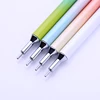 1PC Dual-ended Nail Rhinestone Dotting Pen Tool Gen Studs Picker Wax Pencil Manicure Nail Art Tool New Arrvial 2