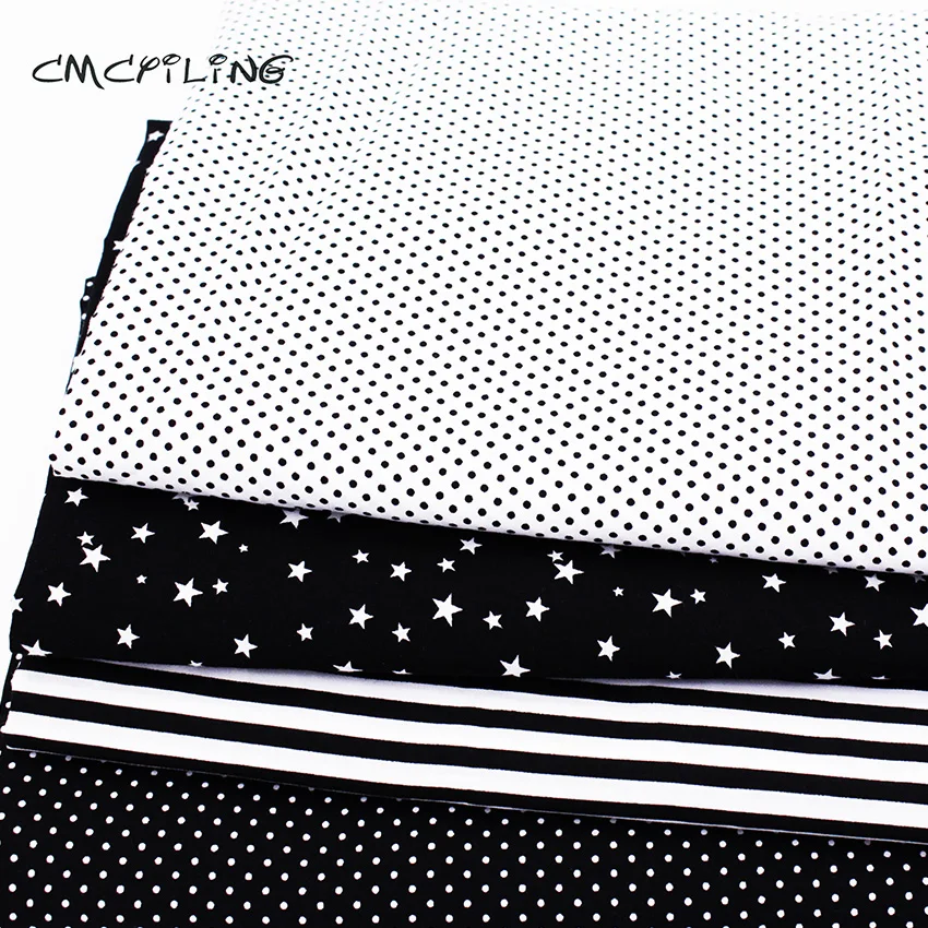 

CMCYILING Printed Cotton Fabric For Needlework DIY Patchwork Quilting Sewing Home Textile Cloth Dot Fabric