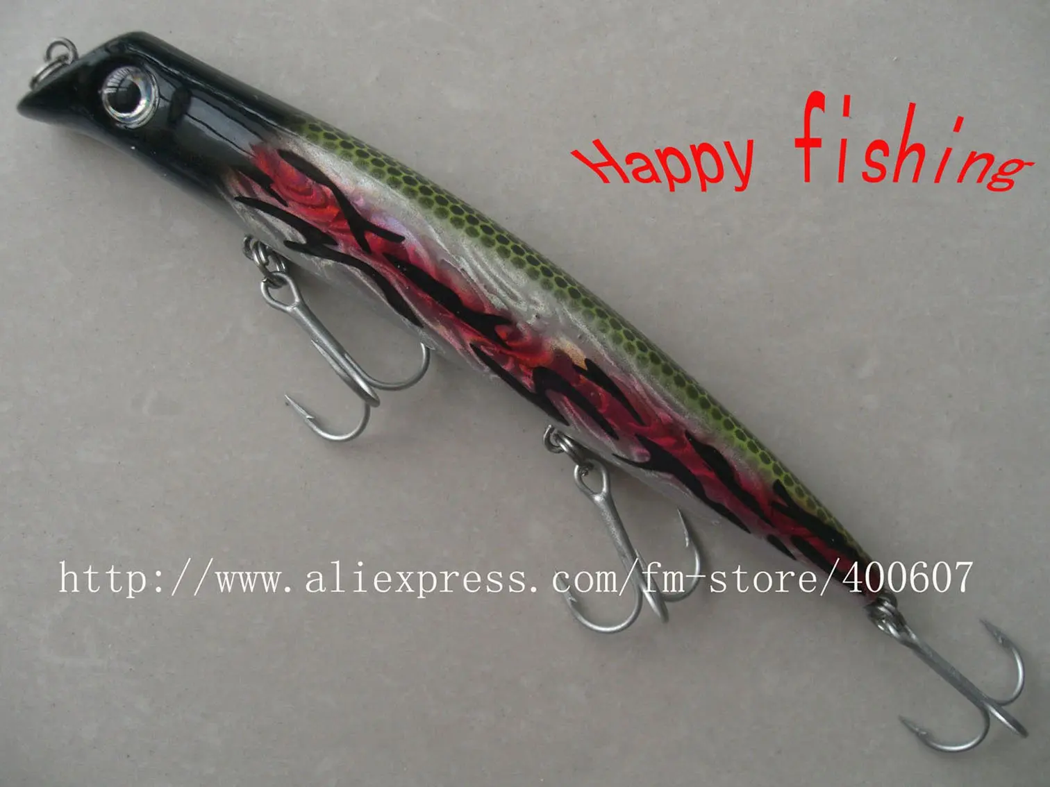 Minnow Slim Plastic Fishing Lure(M125F) Enjoy Retail Convenience at