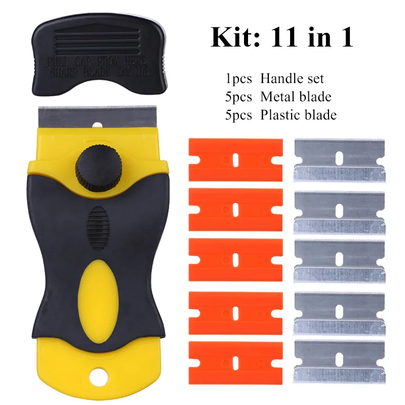 UV Glue Remover Scraper Knife Metal Plastic Blade font b Set b font For Phone LCD