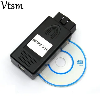 

MPPS V16 ECU Chip Tuning for EDC15 EDC16 EDC17 Inkl CHECKSUM Newest Version MPPS 16 In stock