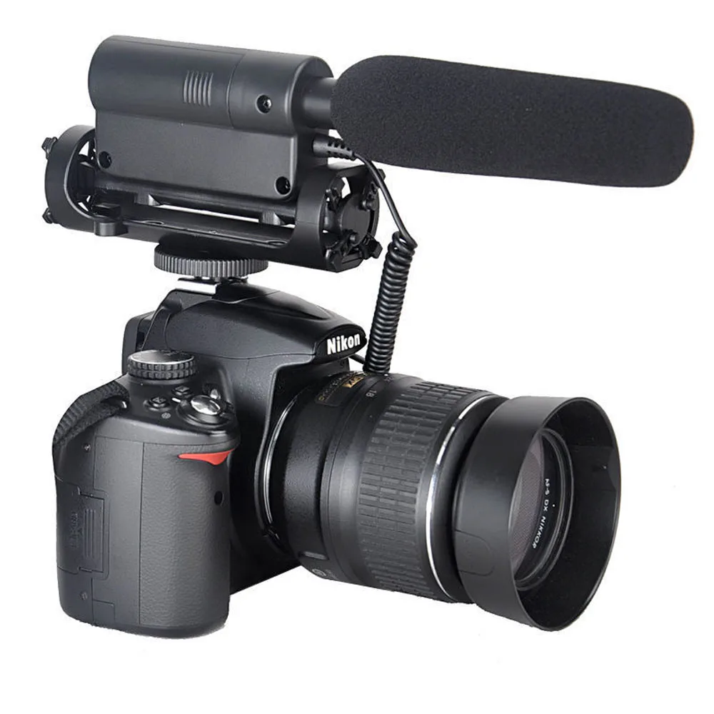 

TAKSTAR SGC-598 Photography Interview Shotgun MIC Microphone for Nikon Canon DSLR Camera (Need 3.5mm Interface)