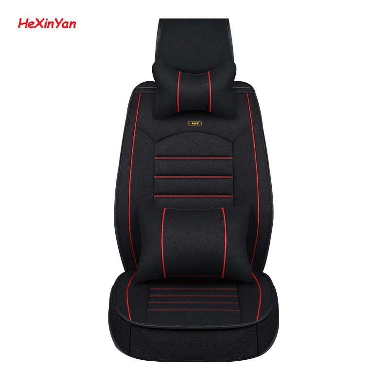 HeXinYan Universal Flax Car Seat Covers for Toyota all models mark auris prius camry corolla crown chr avensis rav4 wish | Автомобили и