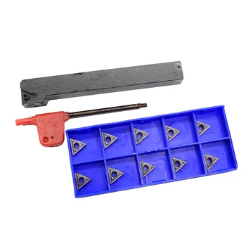 

1PCS STFCR1212H11 + 10PCS TCMT110204 HP1025 CNC Tool Carbide Insert Tool Holder Lathe Turning Blade