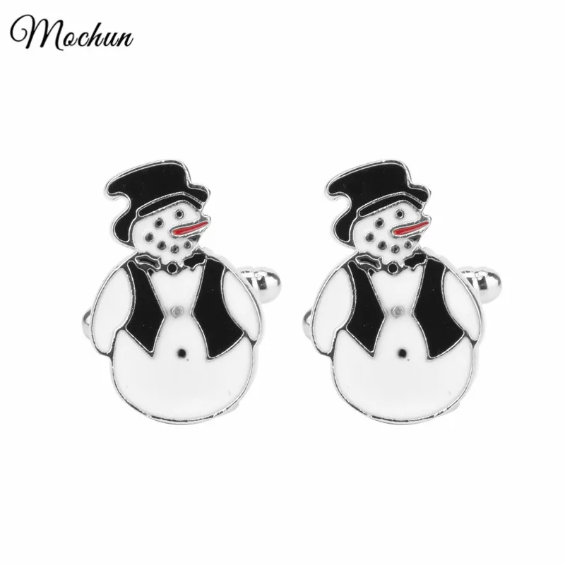 MQCHUN Frosty the Snowman Christmas Winter Wonderland запонки для мужчин Свадебный необычный подарок