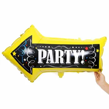 

KAMMIZAD Party Balloons Arrows Aluminium Foil Balloons 20pcs/lot Birthday Party Decoration InFaltable Globos Accessory Supplies