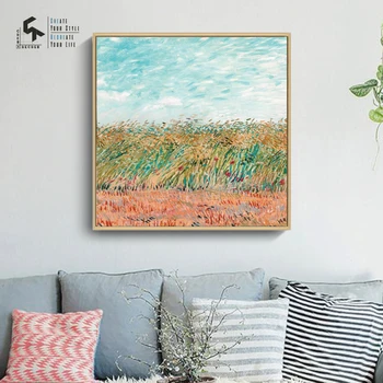 

CREATE&RECREATE Country Poster Wheat Field Posters And Prints Wall Art Canvas Painting Decorative Pictures for Home CR1810105005