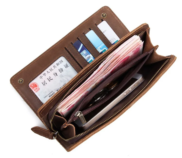 Мужские туфли из натуральной кожи бумажник многофункциональный сумочка клатч Multi Card бит предназначен кошелек
