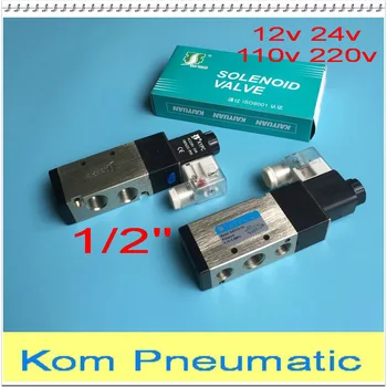 

Kom Pneumatic Air Solenoid Valves 4V410-15 Control Valve (4v41015) 12V 24V 10V 220V DC AC