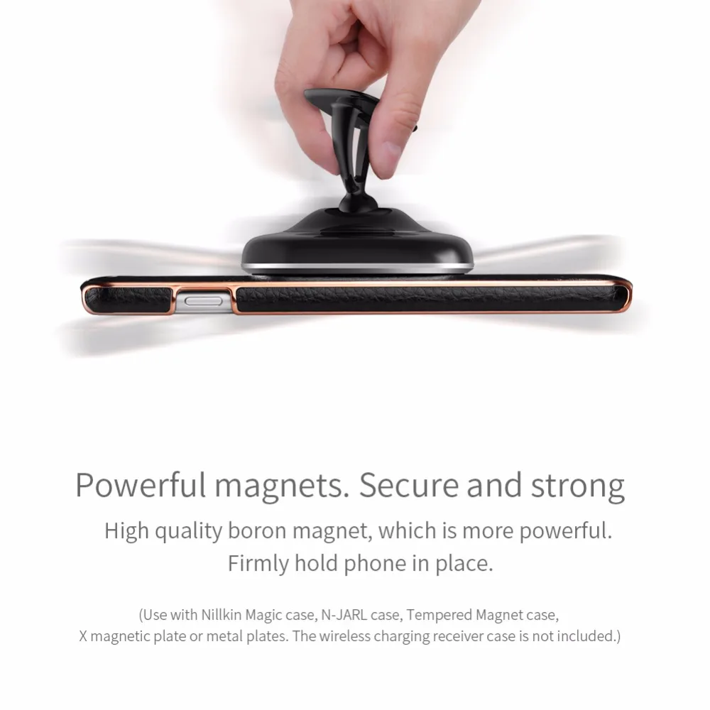 Nillkin 10W Wireless fast Car Charger 2 in 1 Qi Magnetic Nillkin 10W Wireless fast Car Charger 2 in 1 Qi Magnetic