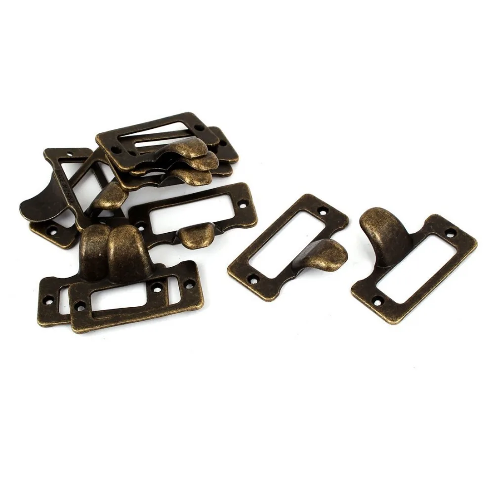 30PCS File Cupboard Shelves Drawer Label Frame Pull Handle Home office