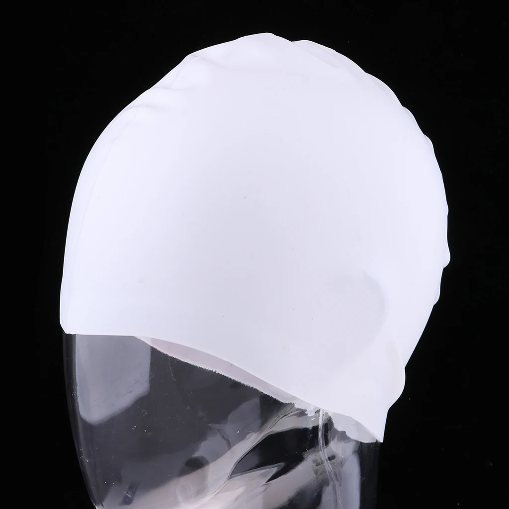 5 Pieces Swim Caps Waterproof Unisex Premium Silicone Swimming Hat