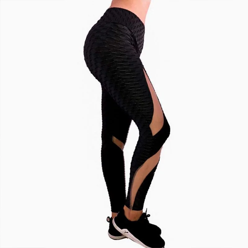 NORMOV Высокая талия Леггинсы женские сексуальные повседневные пуш-ап полиэстер трикотажные фитнес брюки модные повседневные Спортивная одежда для тренировки женские ноги