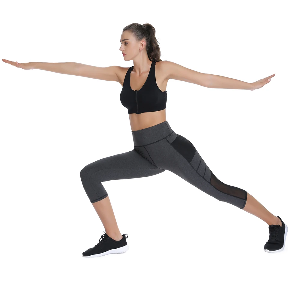 womens capri workout pants with pockets