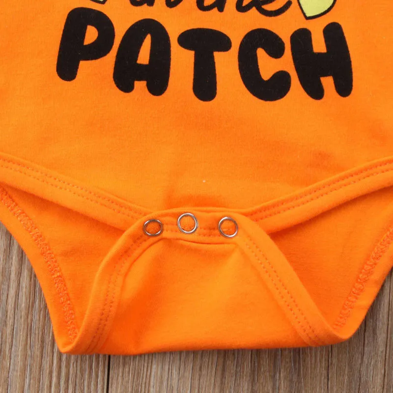 Newborn Baby Boy Girl Halloween Bodysuit Costume Pumpkin Bodysuit Clothes Outfit Baby Clothes Cotton O-neck Bodysuits Jumpsuits