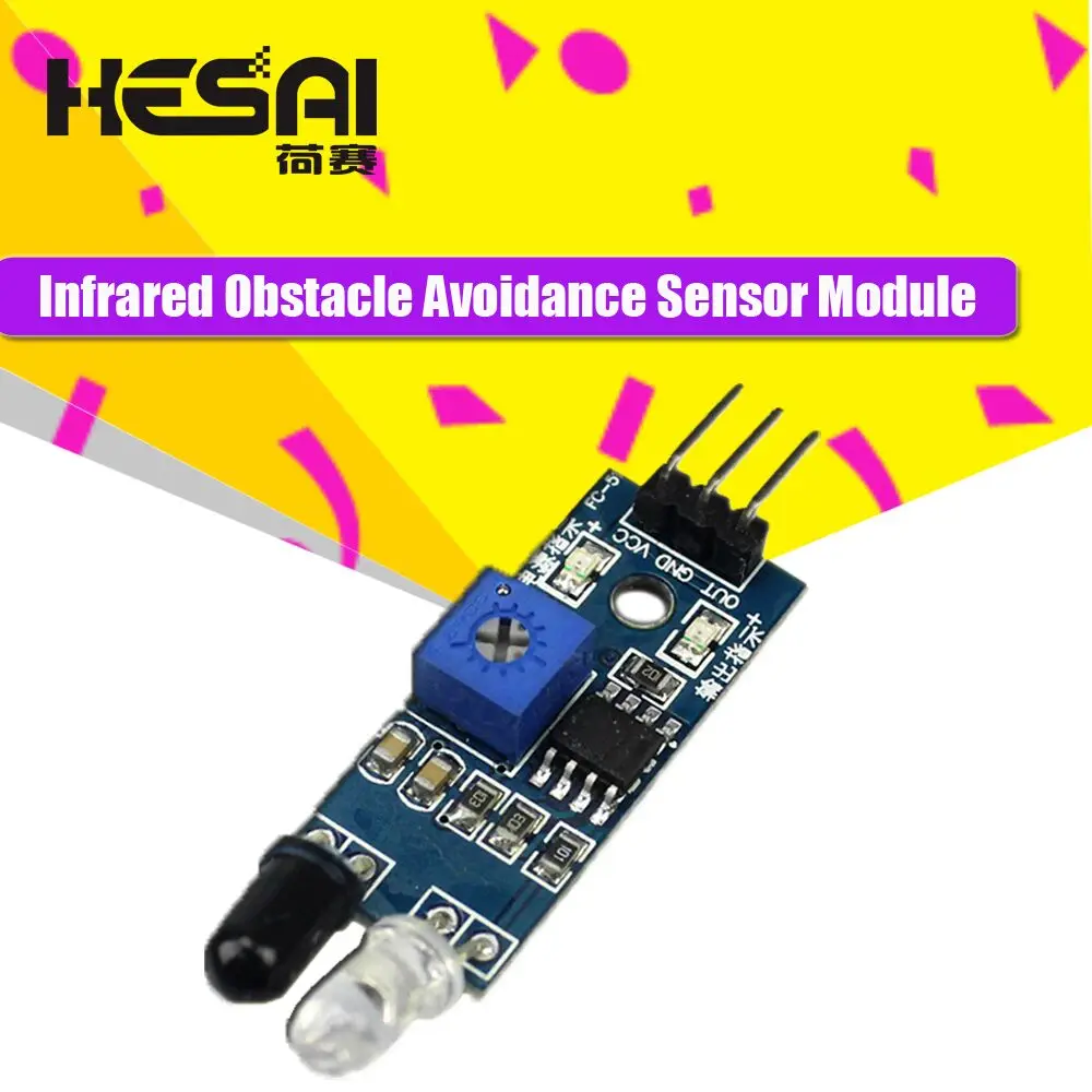 

Smart Car Robot Reflective Photoelectric 3pin IR Infrared Obstacle Avoidance Sensor Module for arduino Diy Kit