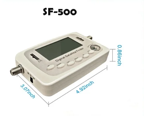 Цифровой видоискатель SF 500 спутниковый Finder метр сигнала СБ блюдо с DVB S