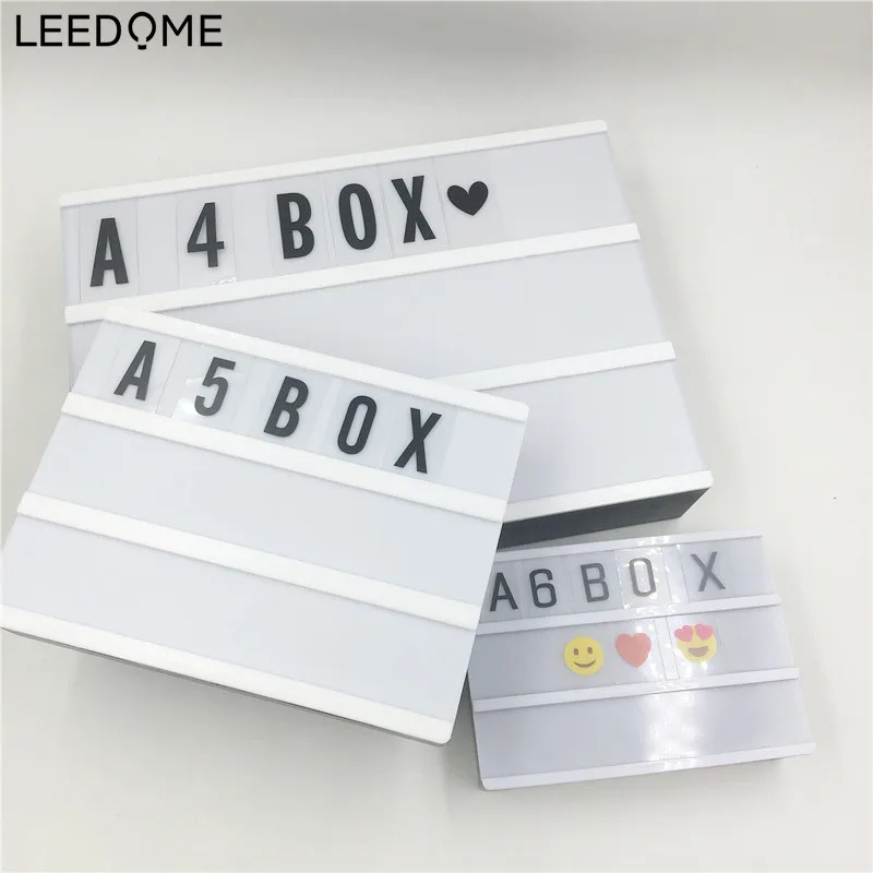 Leedome белое светодиодное Рекламное Освещение LED DIY с буквенными картами комбинация
