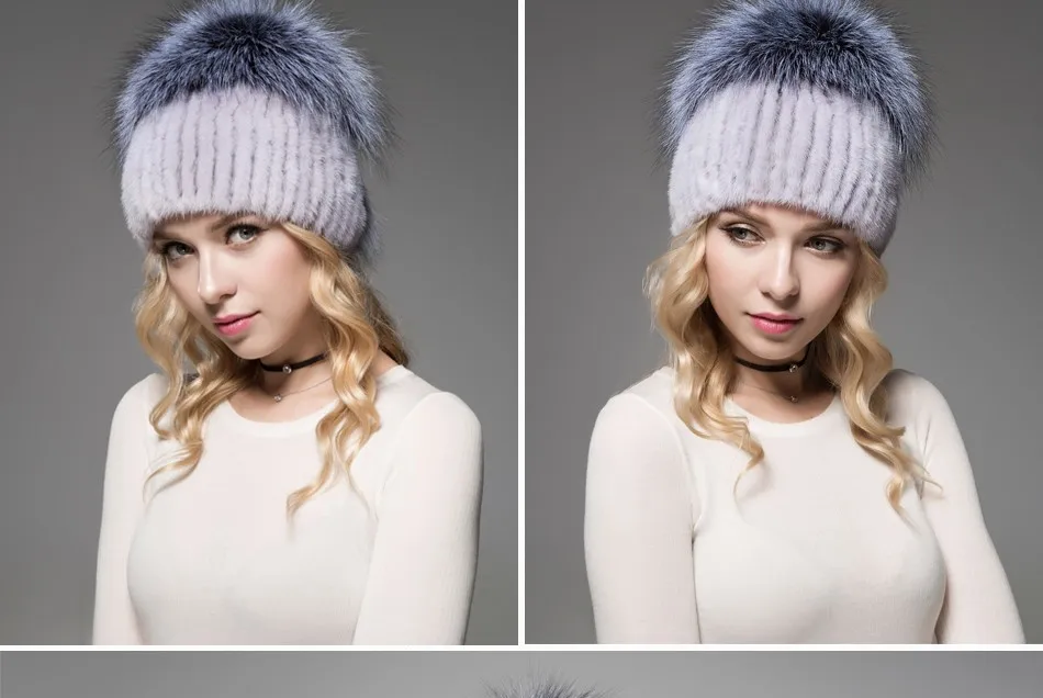 fur winter hats for women PCM024 (18)