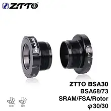 ZTTO Bicycle BSA30 BB68 MTB Mountian Road Bike Bearing Bottom Brackets for SRAM Rotor Raceface FSA SLK BB386 30mm Crankset