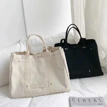 

Canvas Bag Women Shoulder Crossbody Bags For Women Luxury Handbags Women Bags Designer Shopping Tote Bag Sac A Main Bolsos Mujer