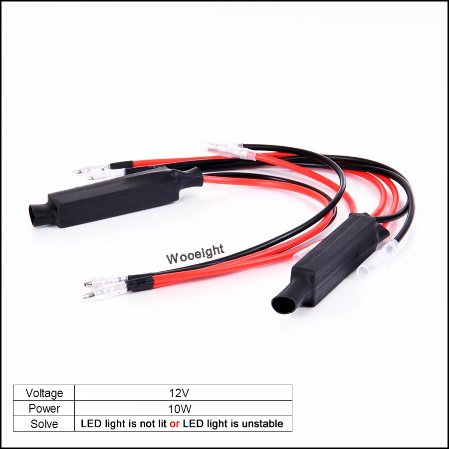 

2pcs Universal Motorcycle LED Turn Signal Light Indicator Load Resistor Decoder Board Fix Blinker Error For Yamah HondaSuzuki