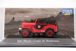 IXO Алтая 1:43 Масштаб джип Willys Corpo De Bombeiros Авто Diecast модели игрушки коллекция автомобилей Красный