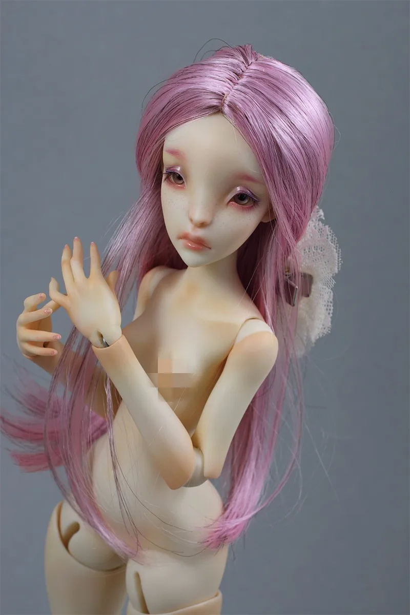 

Free shipping 1/4 bjd doll lillyccat come with eyes .