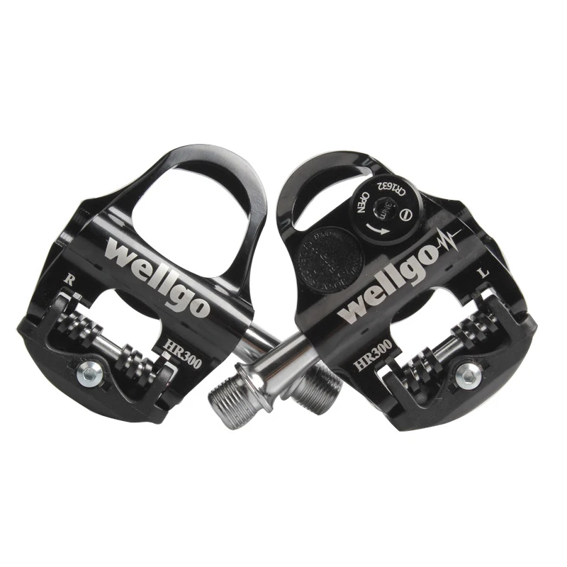 

Wellgo HR300 Bike Bicycle Self-locking Pedal BlueTooth Pedal