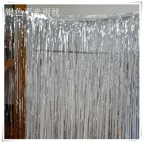 Door rain Curtains Party Christmas Wedding Photo booth props marriage gathering backdrop decorations (4)