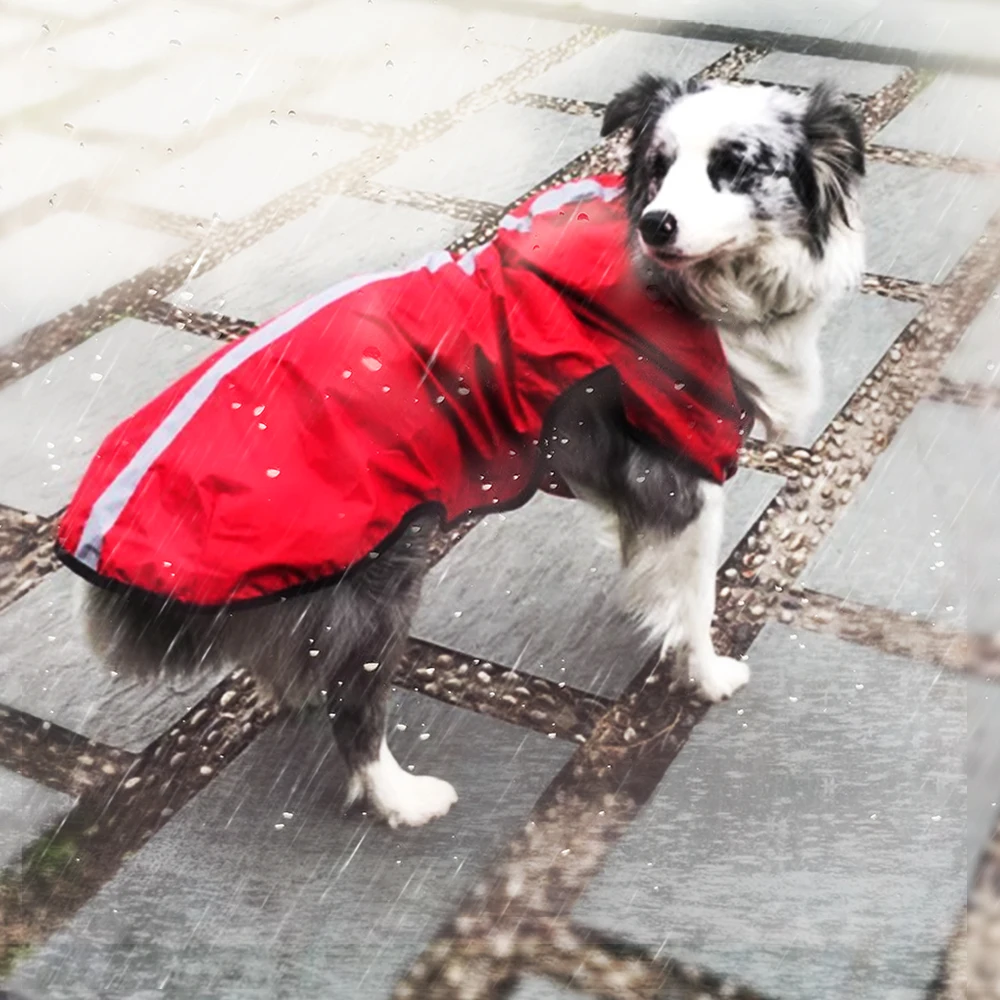 

Breathable Mesh Dog Rain Coat Pet Dog Waterproof Jacket Outdoor Rain Coat For Large Medium Dogs With Hood