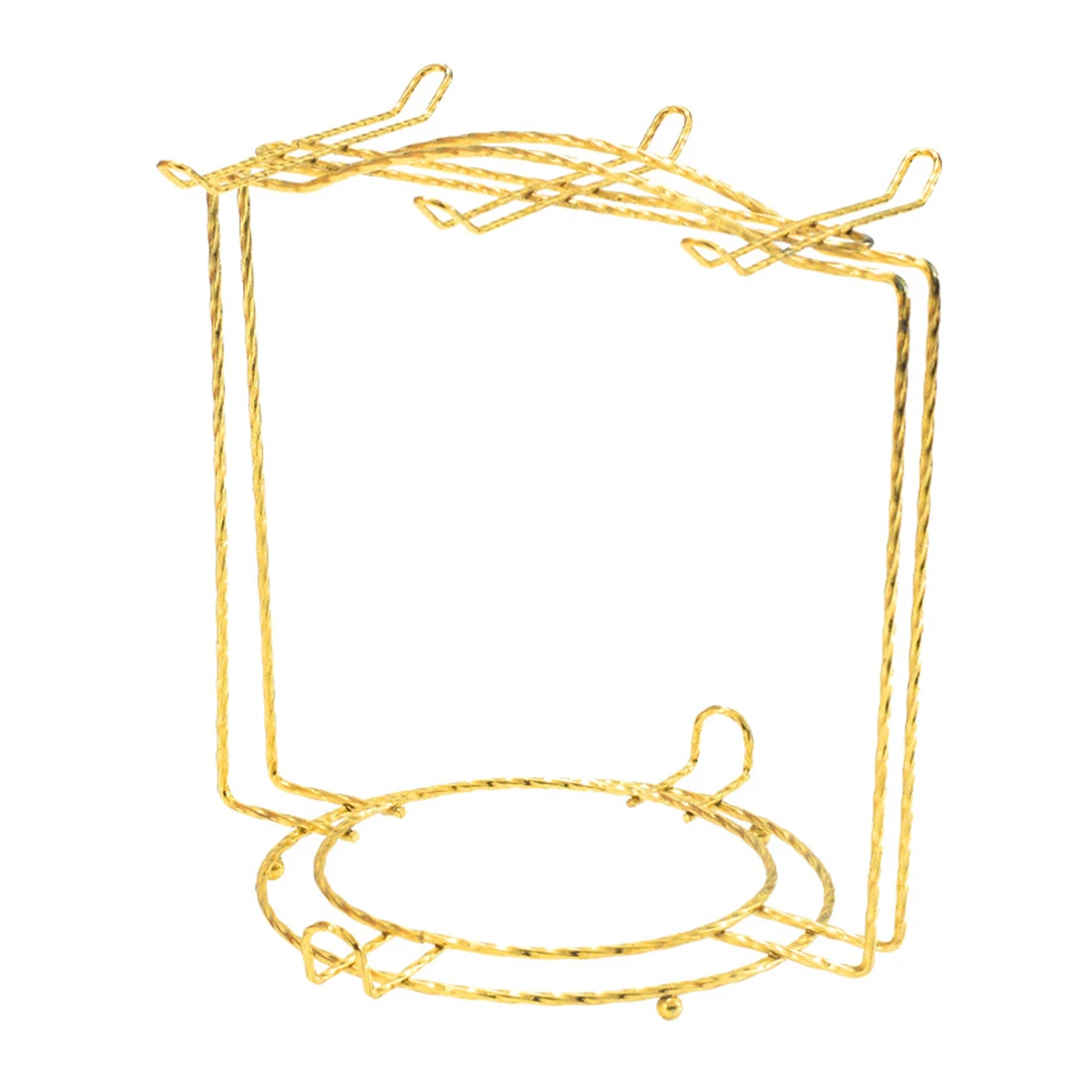 

HIPSTEEN Creative Household Iron Art Coffee Holder Cup Rack Stand Storage Universal Golden Spiral Kitchen Organizer Drying Rack