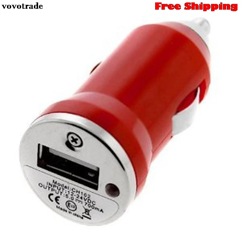vovotrade USB CAR CHARGER for iPhone iPod Nano MINI MP4 MP3 PDA red