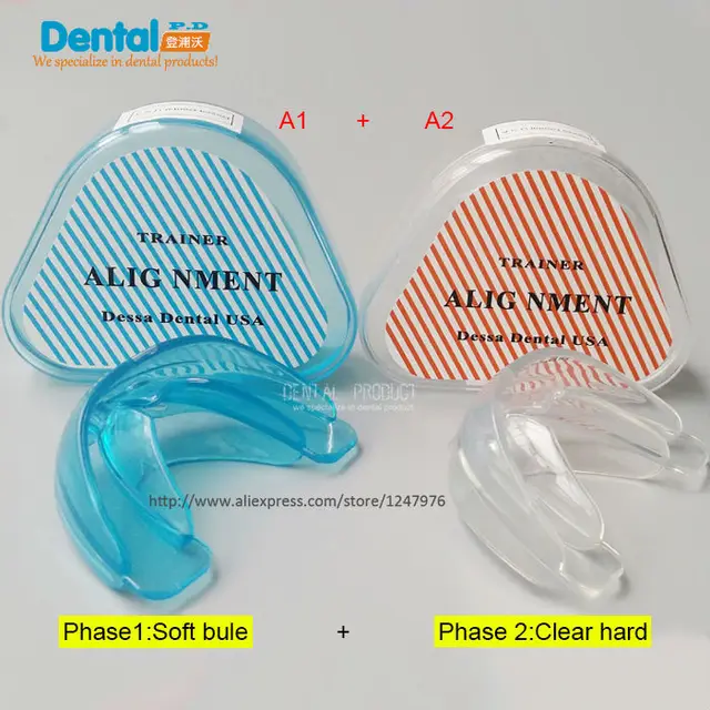 New 2Pcs/lot Dental Tooth Orthodontic Appliance Trainer ...