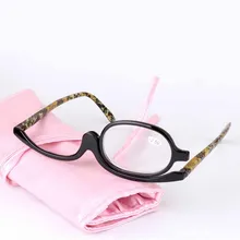 Модные женские легкие косметические очки для макияжа Вращающиеся Очки для чтения пресбиопические очки+ 1,5~+ 4,0