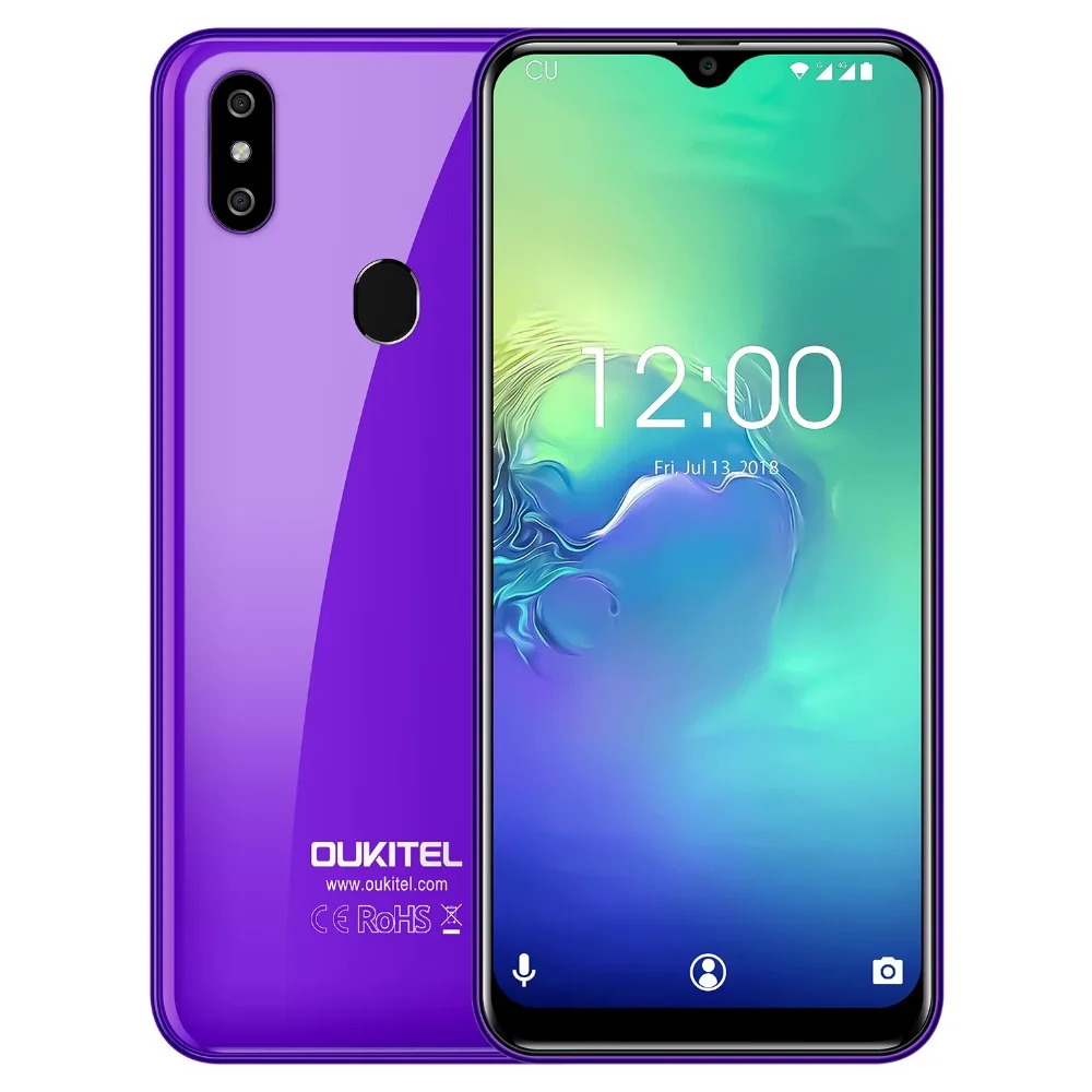 OUKITEL C15 Pro, экран капли воды, 2 ГБ, 16 ГБ, Android 9,0, мобильный телефон MT6761, отпечаток пальца, распознавание лица, 2,4G/5G, WiFi, 4G, LTE, смартфон