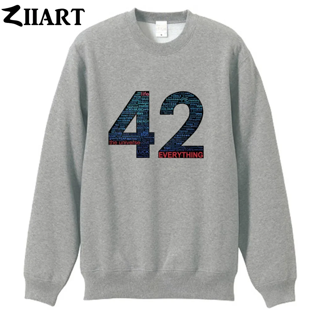 

42 answer to life the universe and everything couple clothes girls woman cotton autumn winter fleece Sweatshirt