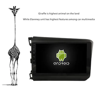 

Deluxe Edition Car Android 9.0 Player for Honda CIVIC 2014 stereo Car Tablets 4G Lite sim card Bluetooth GPS Radio Head Unit
