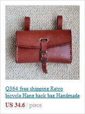 Clearance E0985 Retro Bicycle hangback bag vintage saddle bag bike block package Pure cowhide Handmade Tool bag 9 Clearance E0985 Retro Bicycle hangback bag vintage saddle bag bike block package Pure cowhide Handmade Tool bag 9