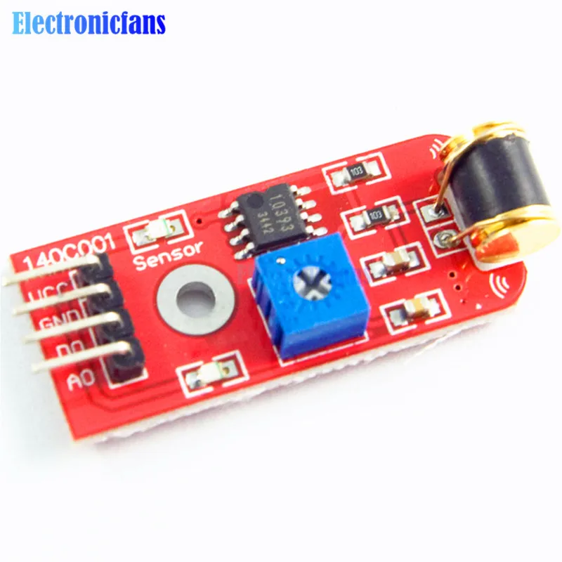 801s Вибрационный модуль датчика для Arduino с открытым исходным кодом LM393 3-5VDC TT Logic