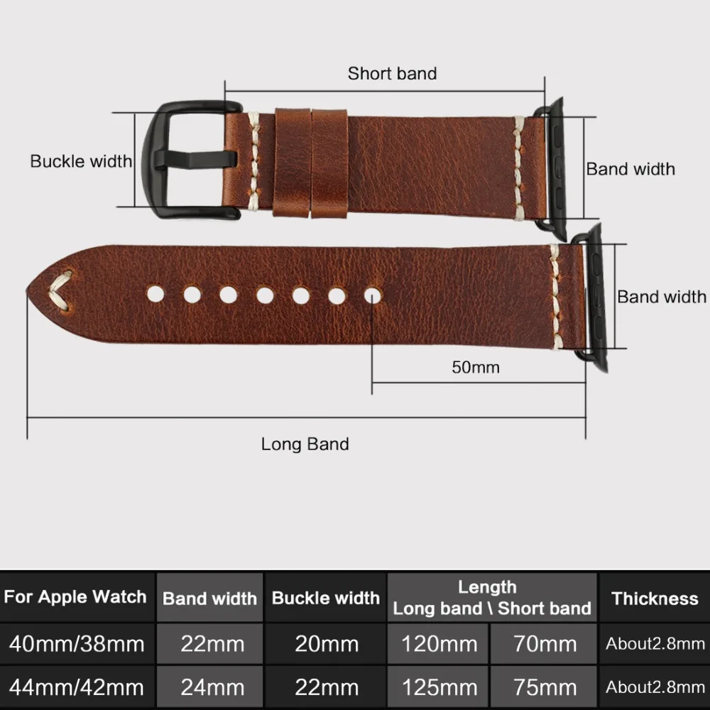 MAIKES Watch Accessories Watchband For Apple Watch Bands 44mm 40mm & Apple Watch Strap 42mm 38mm Series 4 3 2 1 iWatch Bracelet